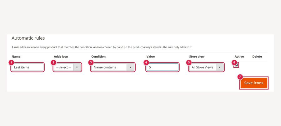 Rules decide which products get a badge