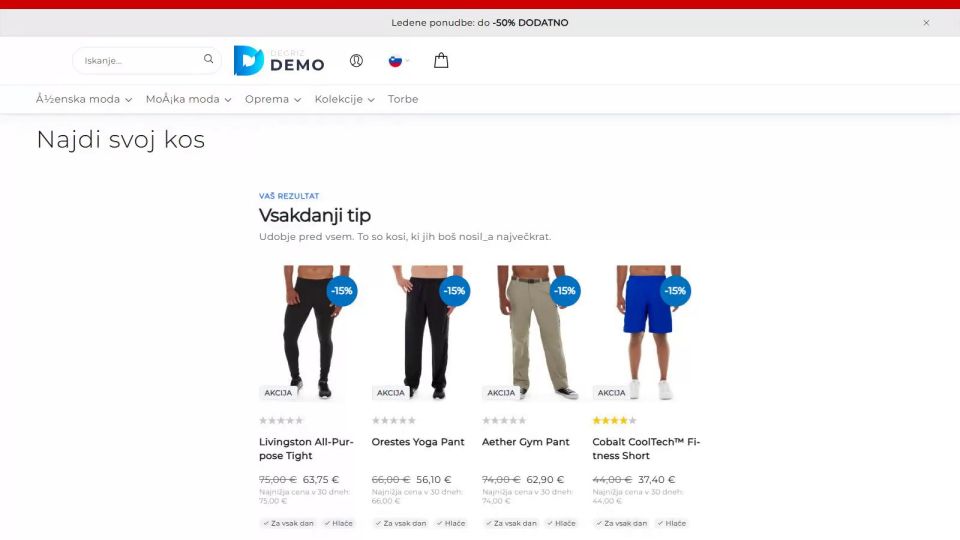The customer answers three short questions and the quiz suggests products that go straight into the cart