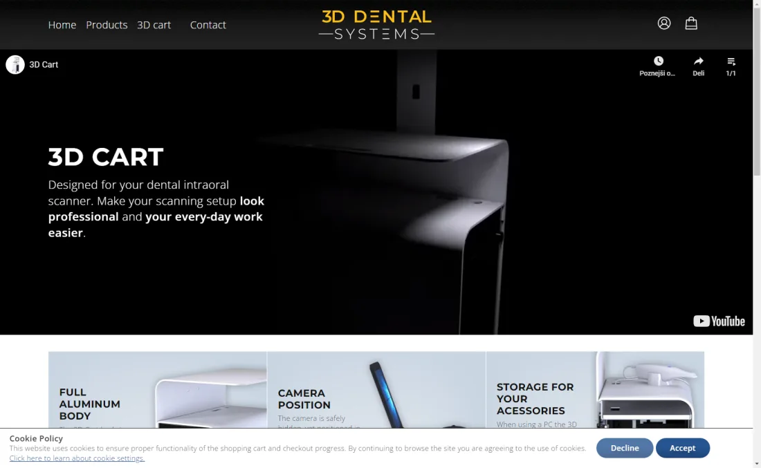 Online store 3D dental