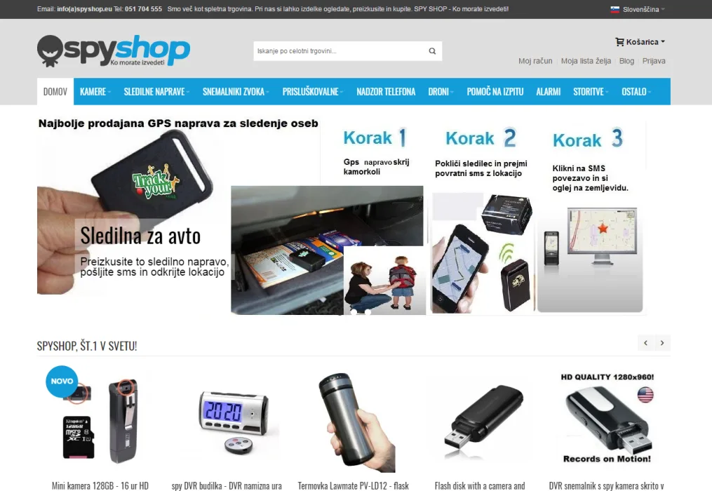 Online store Spyshop.eu