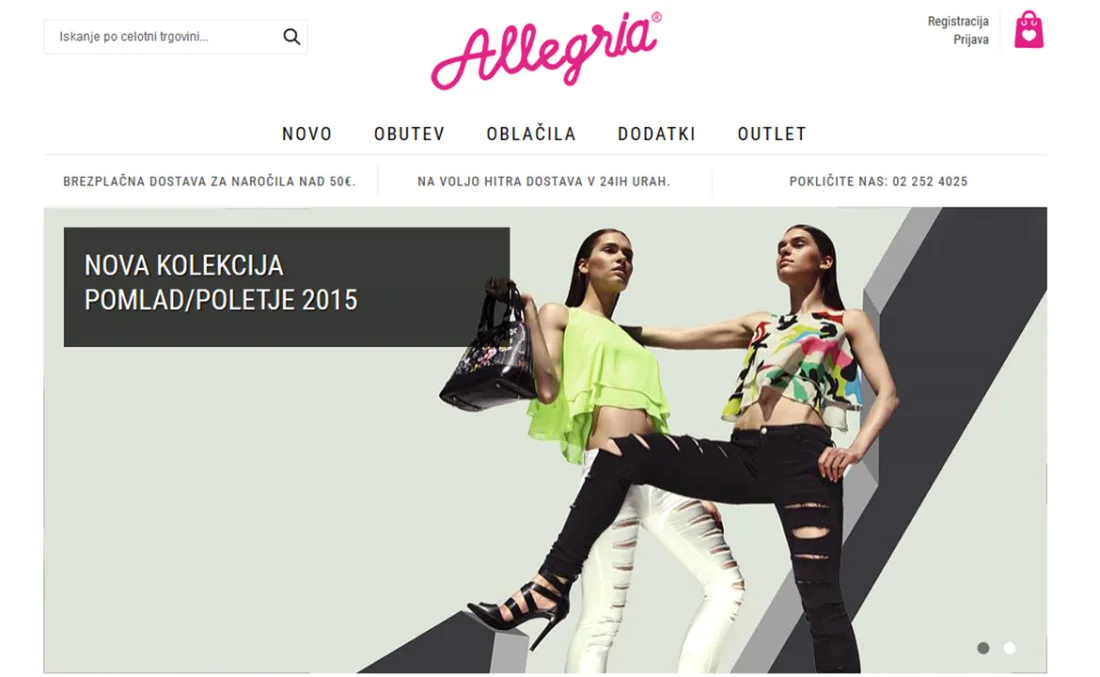 Online store Allegria
