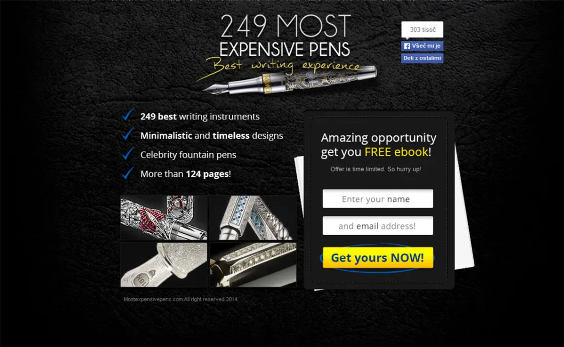 Online store Pens