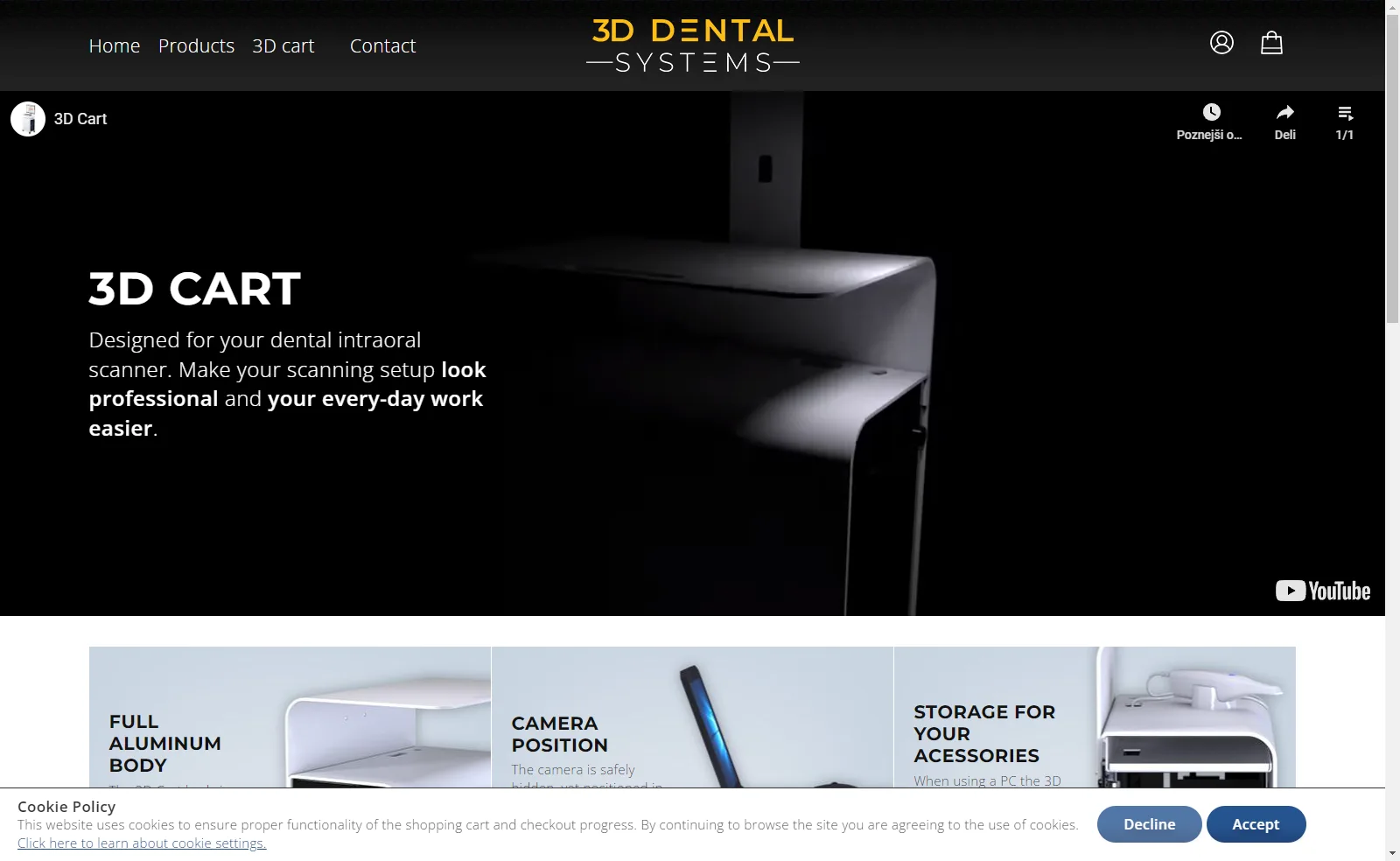 Online store 3D dental