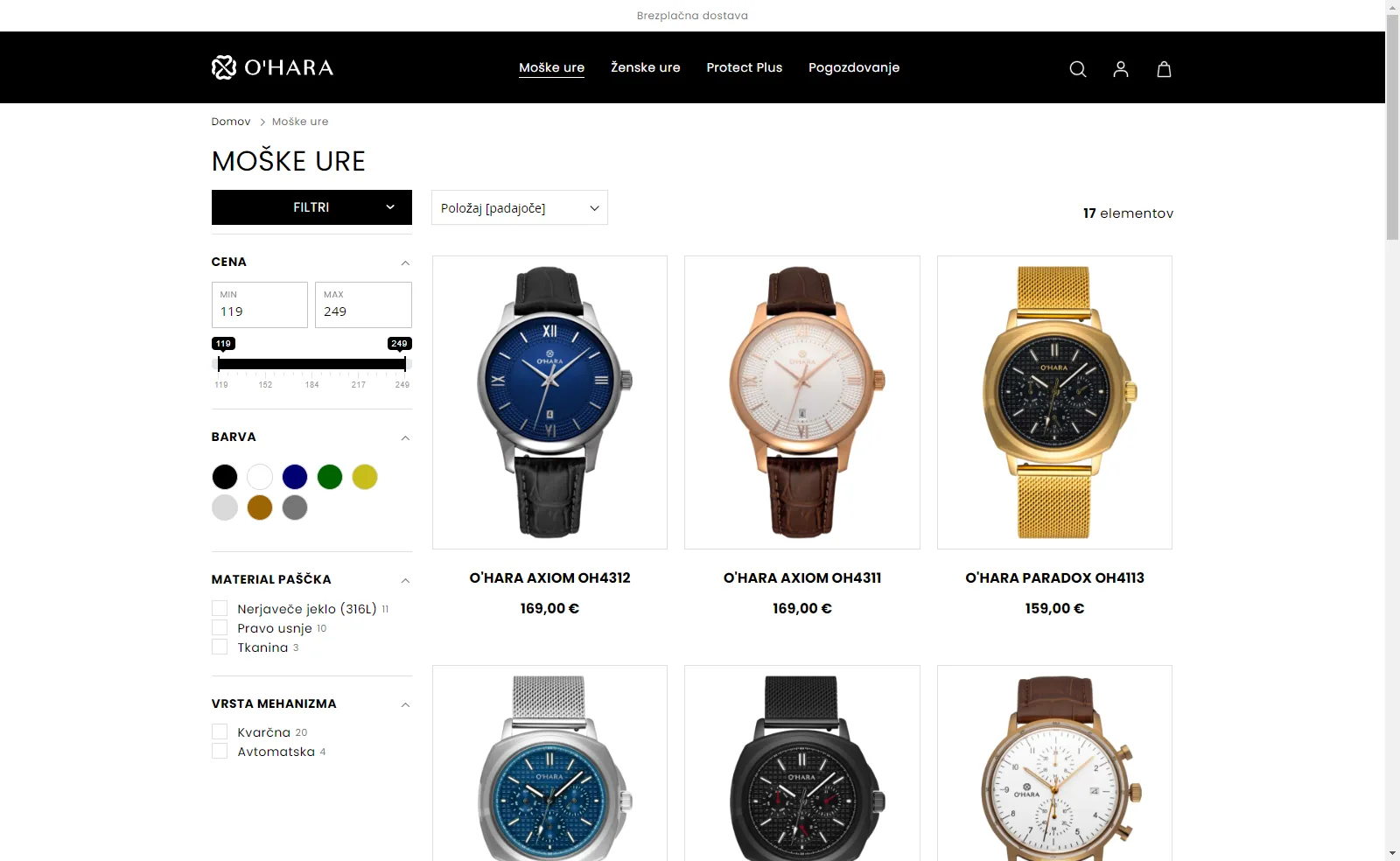 O'hara: Product category