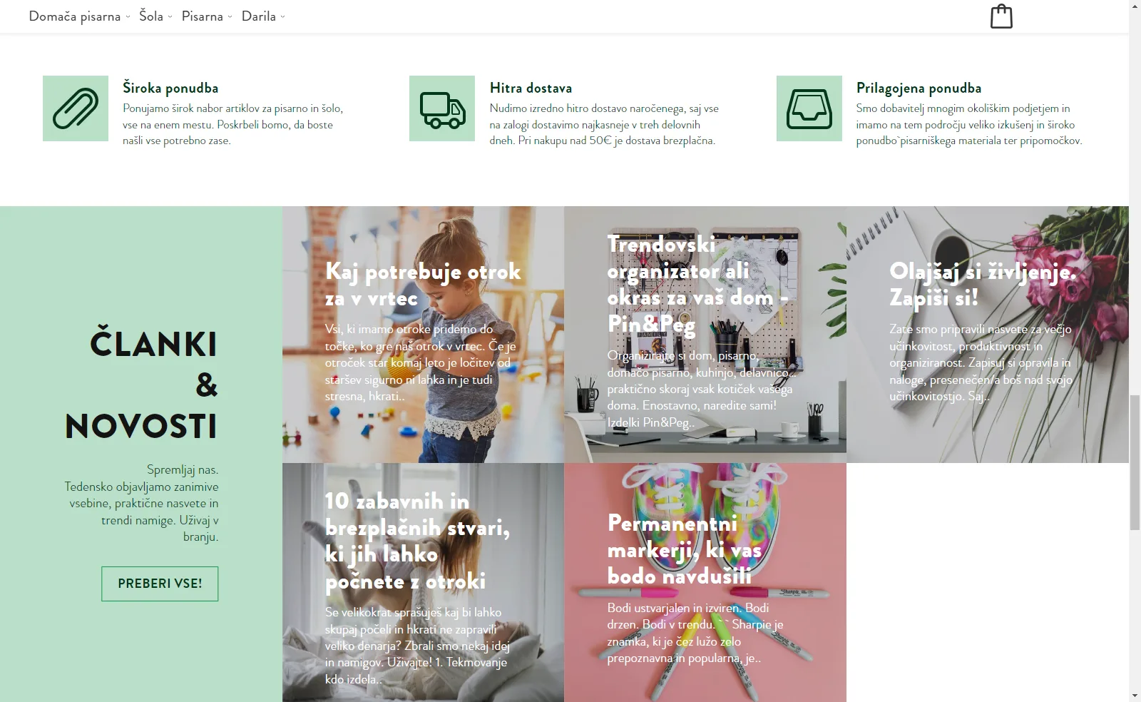 Kockascripta: Latest blog posts on the homepage