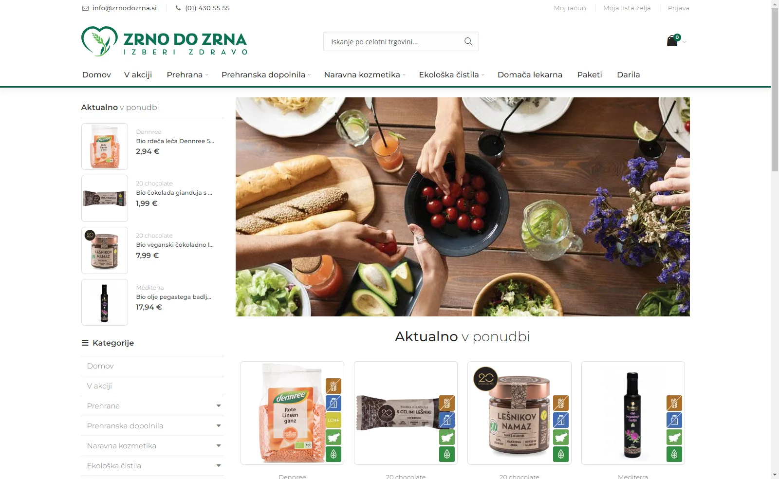 Online store Zrno do zrna