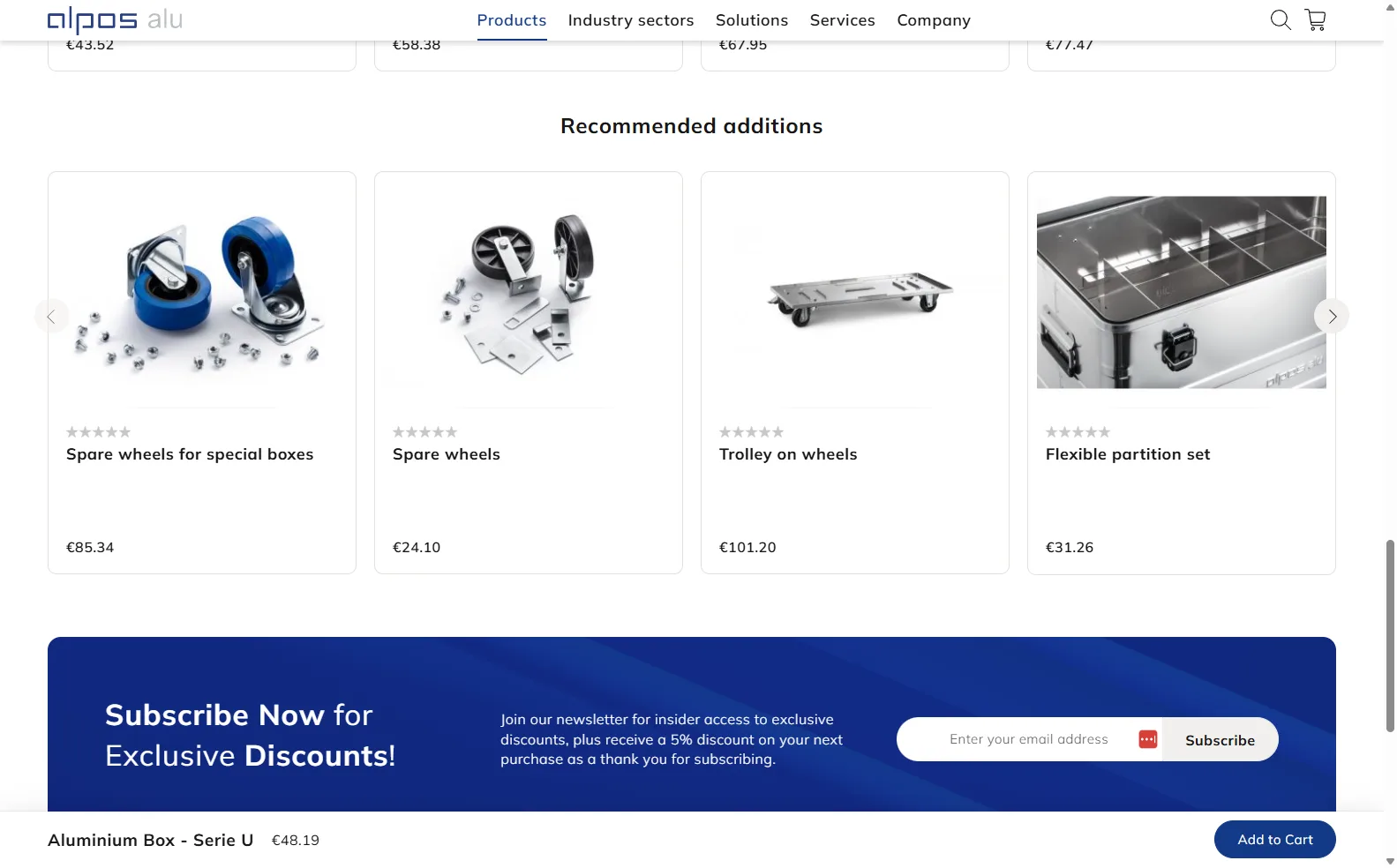 Alpos Alu: Product more
