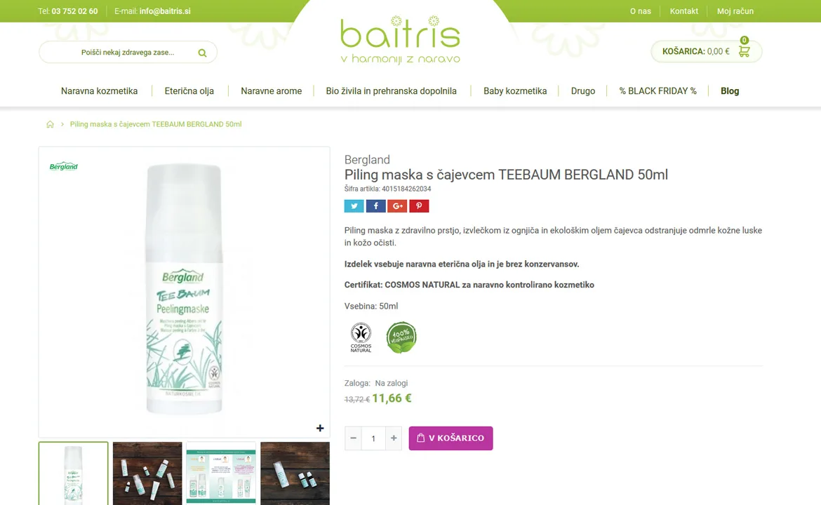 Baitris: Baitris product page
