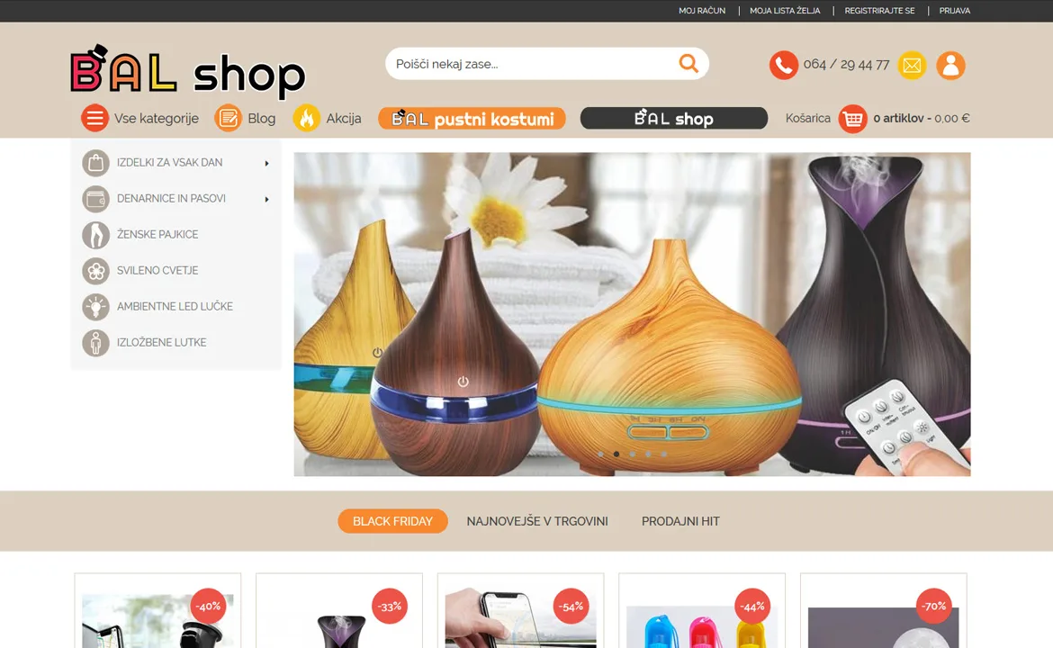Bal kostumi in shop: Bal shop homepage