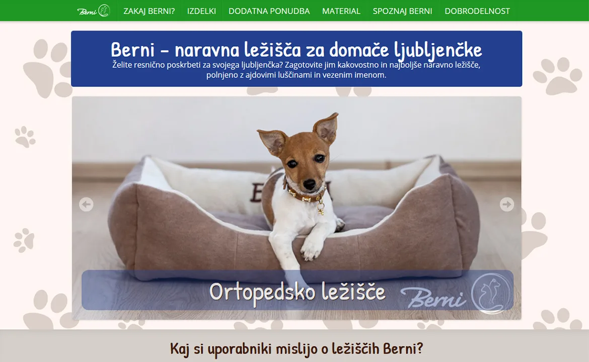 Online store Berni