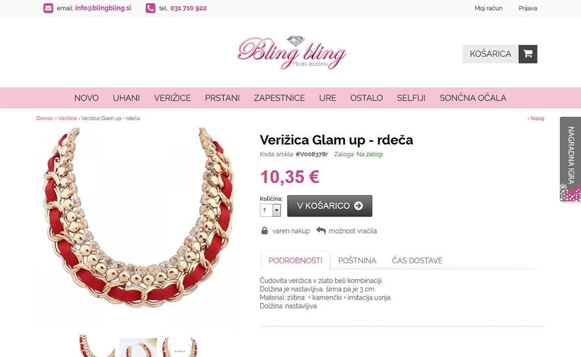 BlingBling: BlingBling - product page