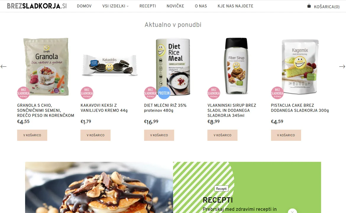 Brezsladkorja: Brezsladkorja featured products