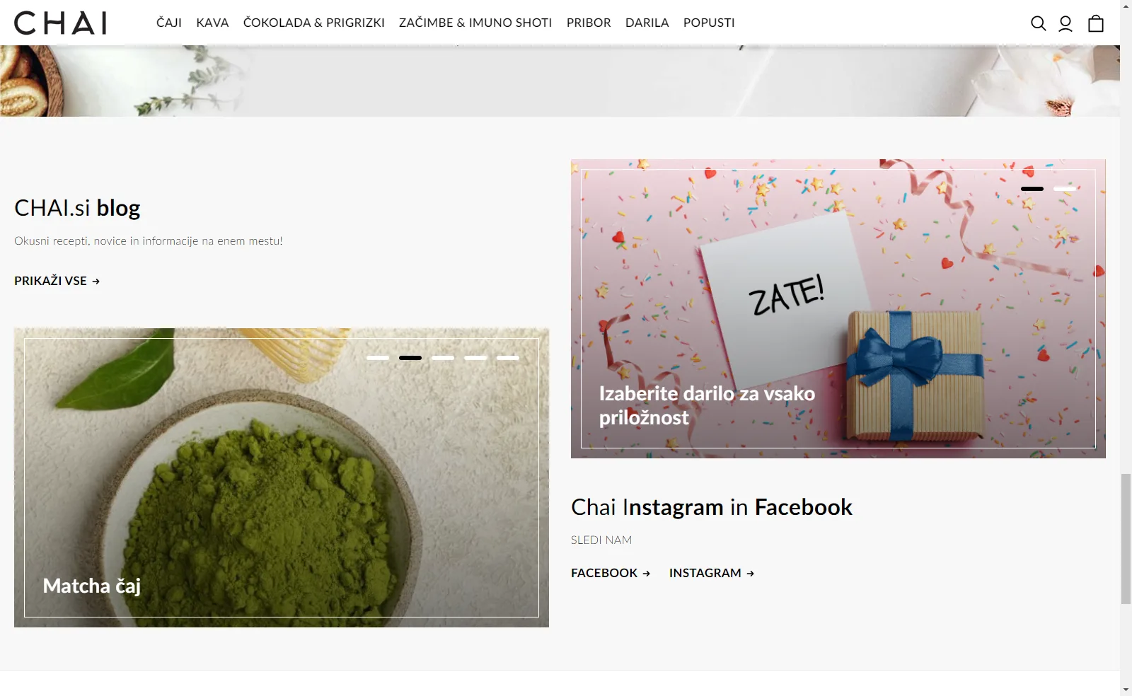 Chai: Latest blog and social posts
