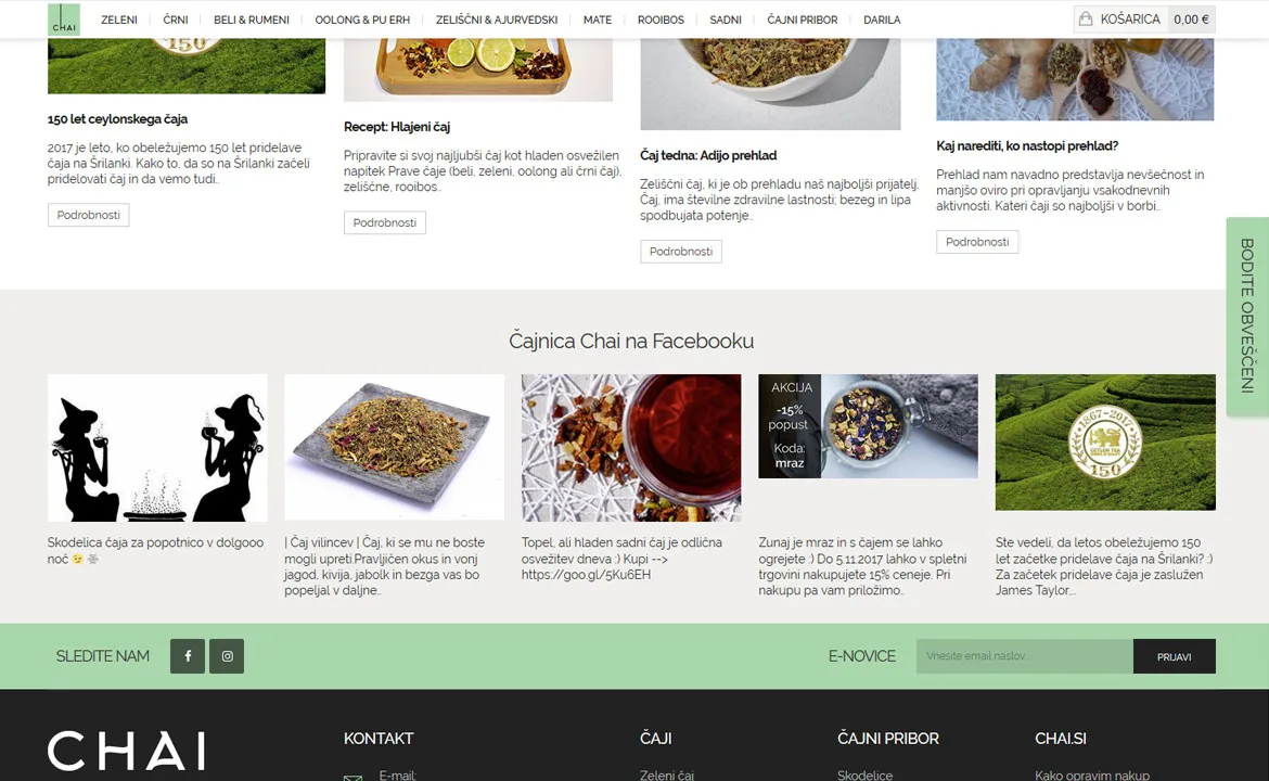 Chai: Chai social links