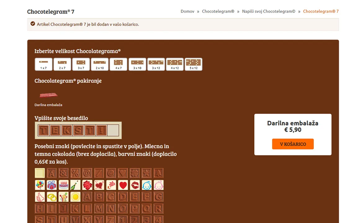 La Chocolate: La Chocolate Chocotelegram