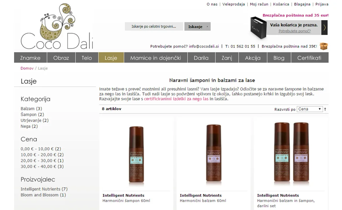 Cocodali spletna trgovina: Cocodali spletna trgovina - product catalog