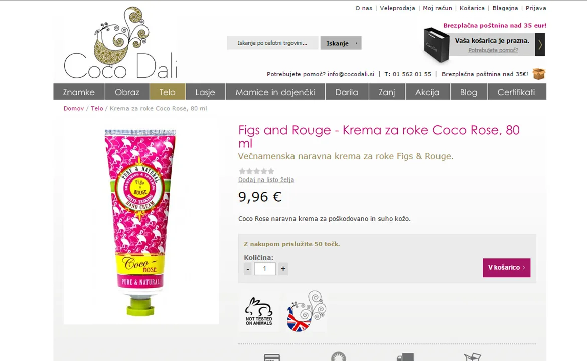 Cocodali spletna trgovina: Cocodali - product page