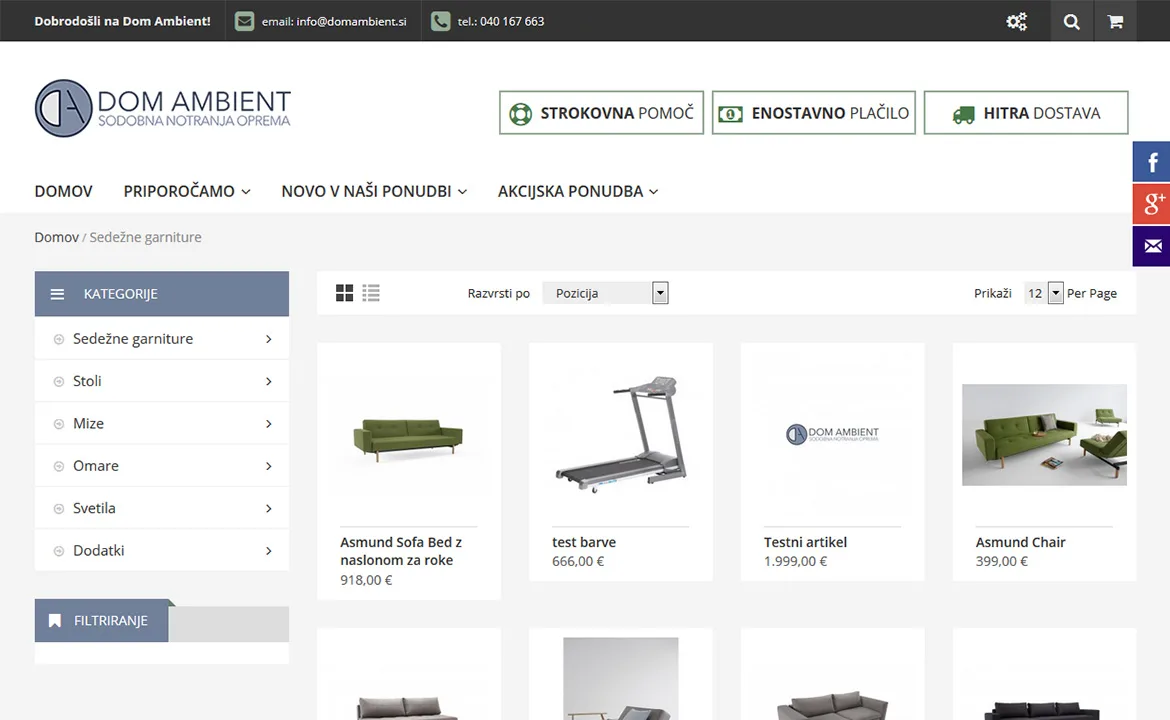 DomAmbient: DomAmbient - product listing