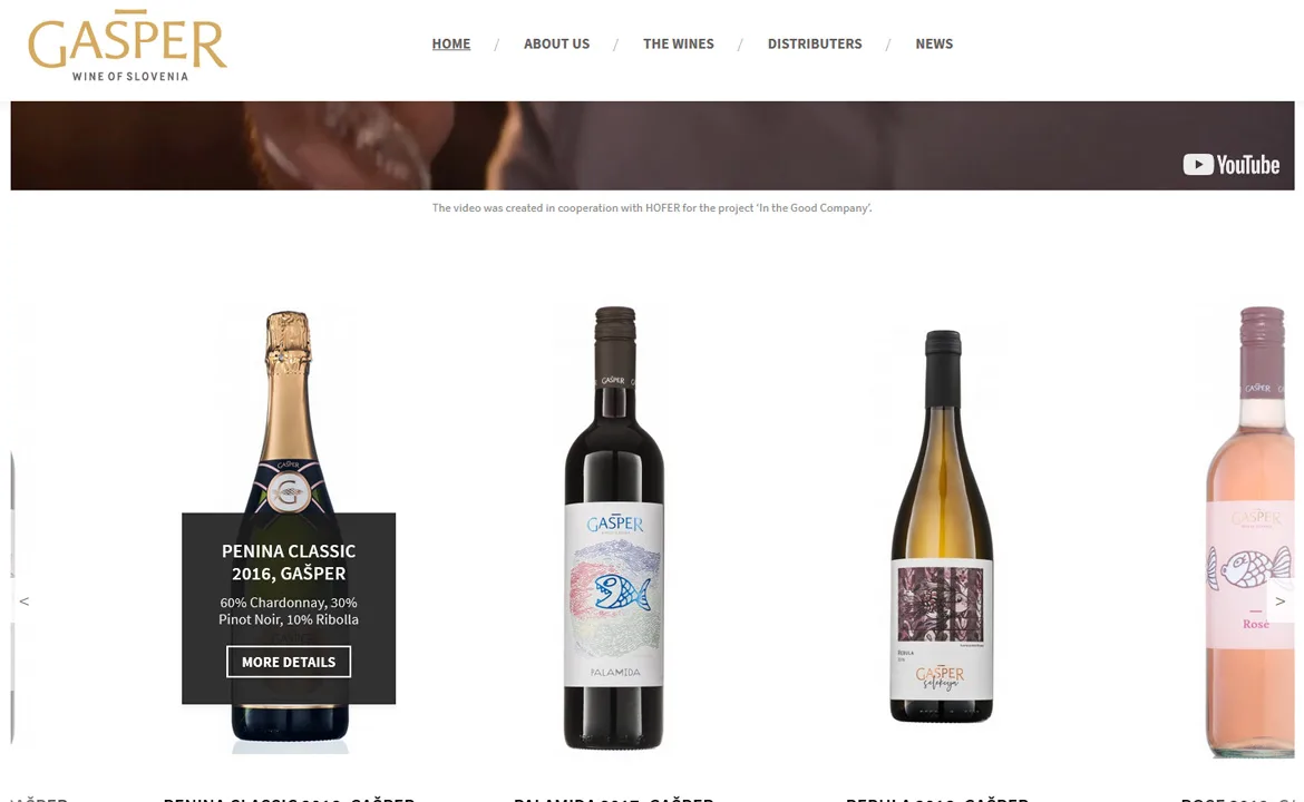 Gasper wines: Gasper featured products