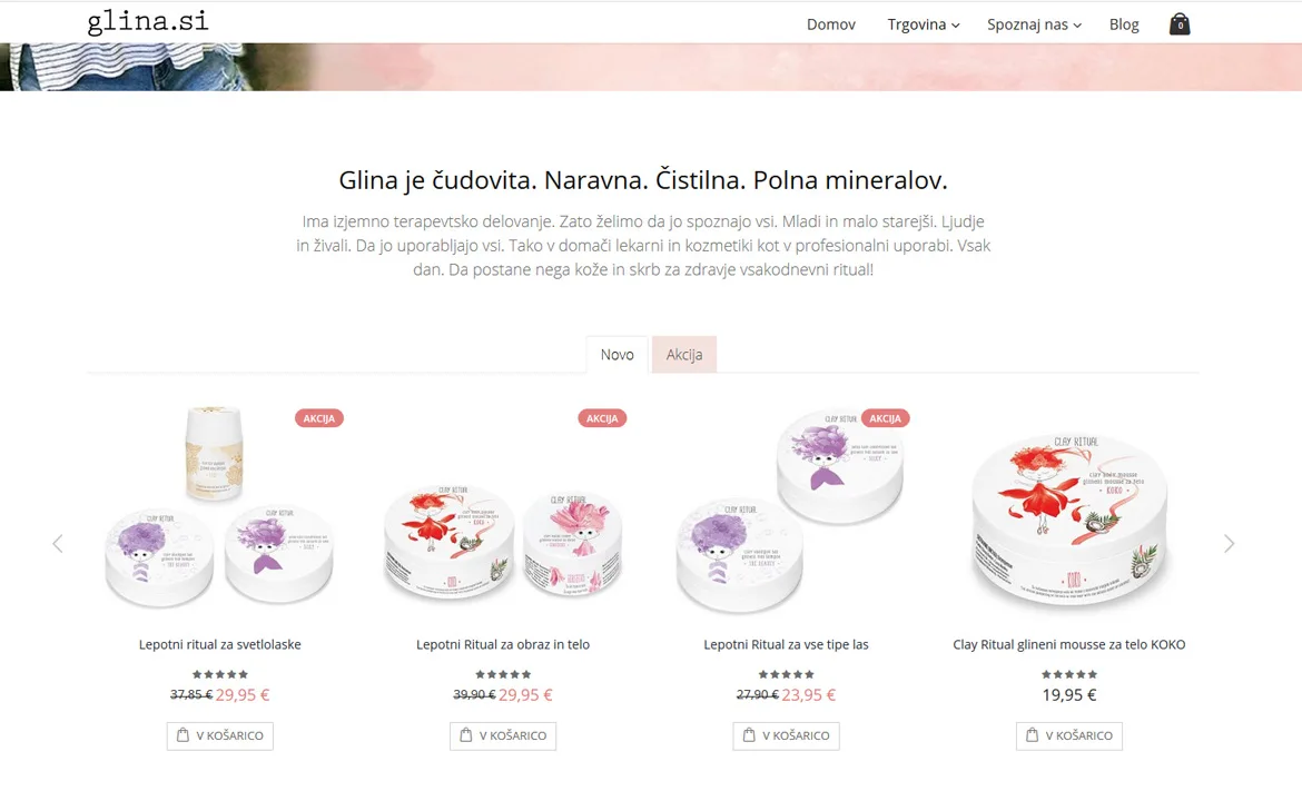 Glina: Glina introduction and featured current products