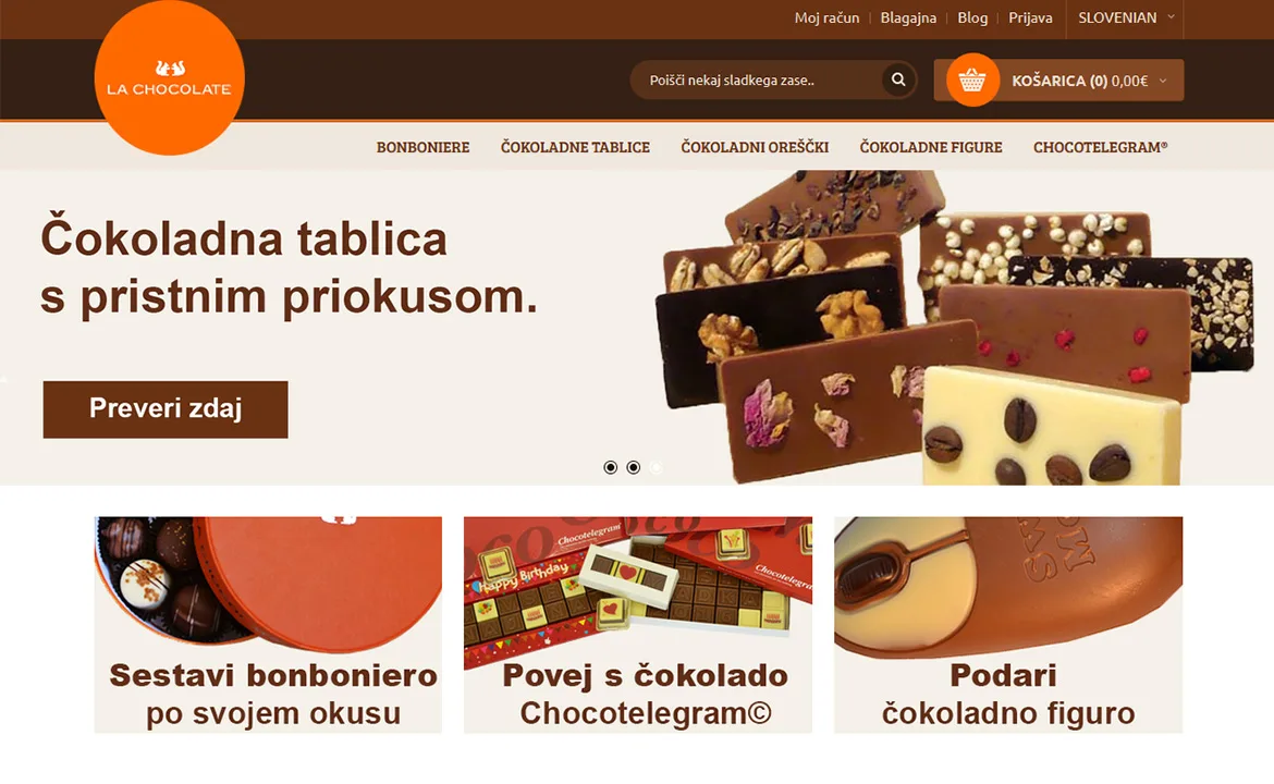 La Chocolate: La Chocolate homepage