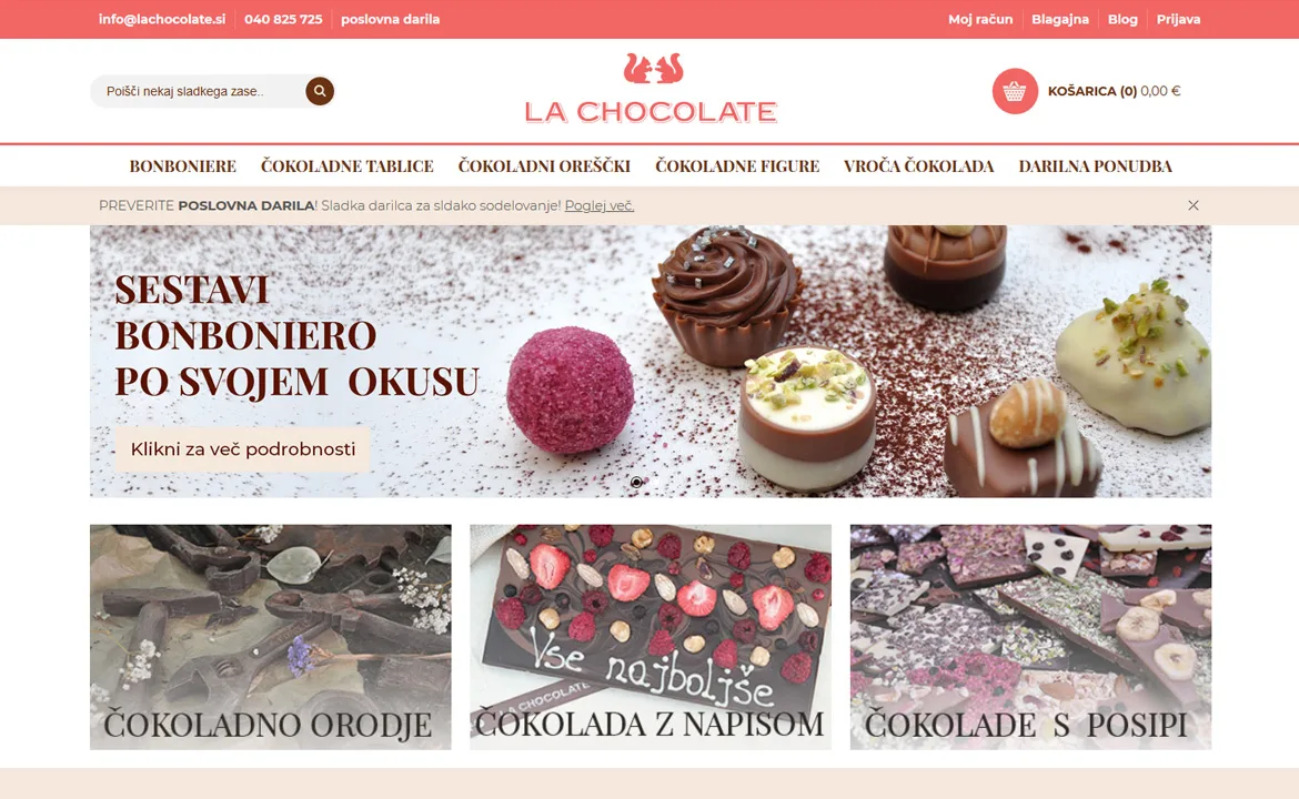 Online store La Chocolate