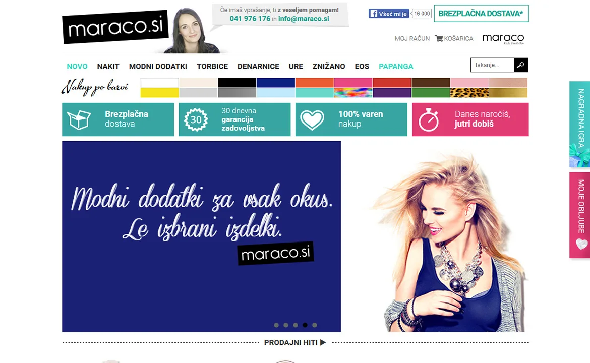 Online store Maraco