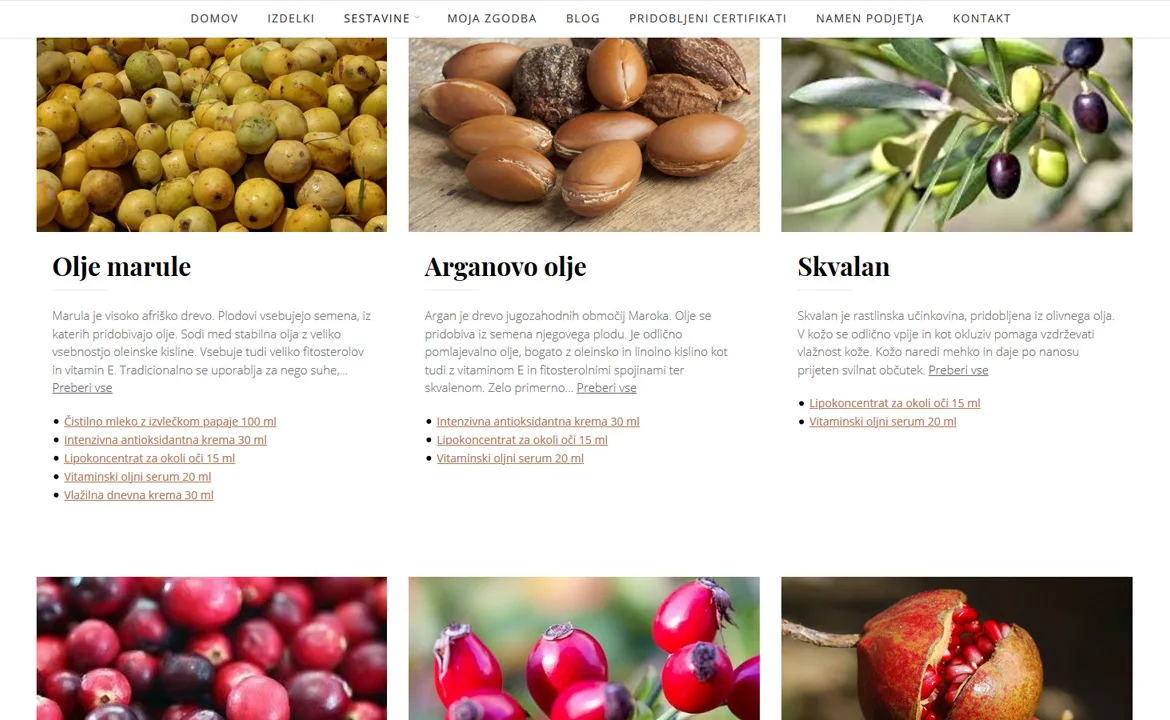 Mayarula: Mayarula featured ingredients