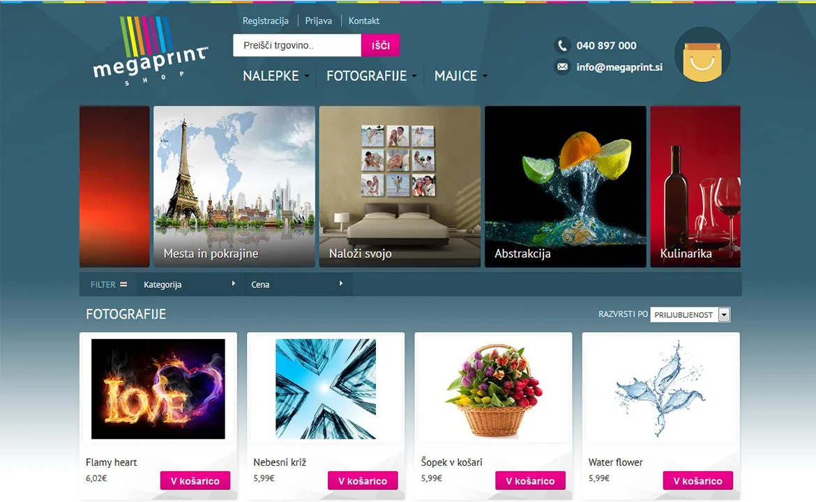Megaprint: Megaprint product catalog
