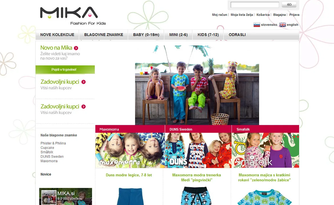 Online store Mika