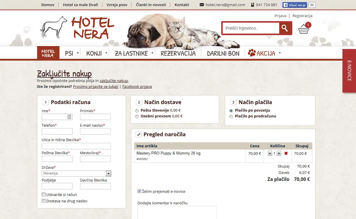 Hotel Nera: Hotel Nera checkout