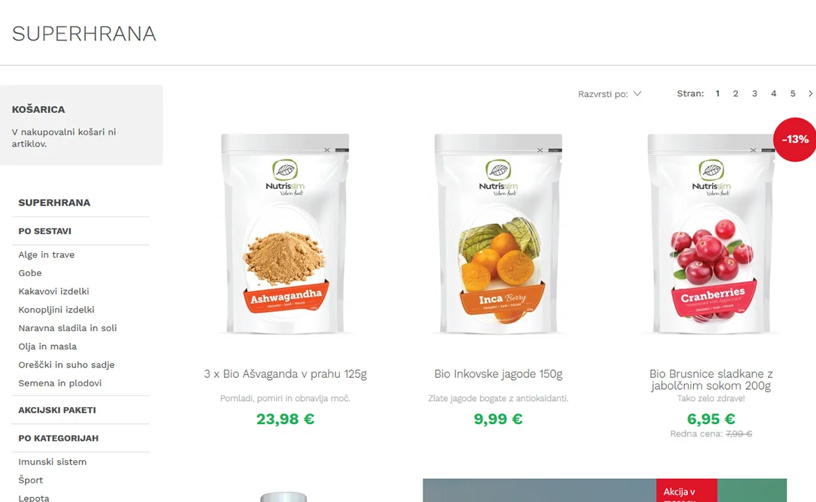 Nutrisslim: Nutrisslim - product catalog
