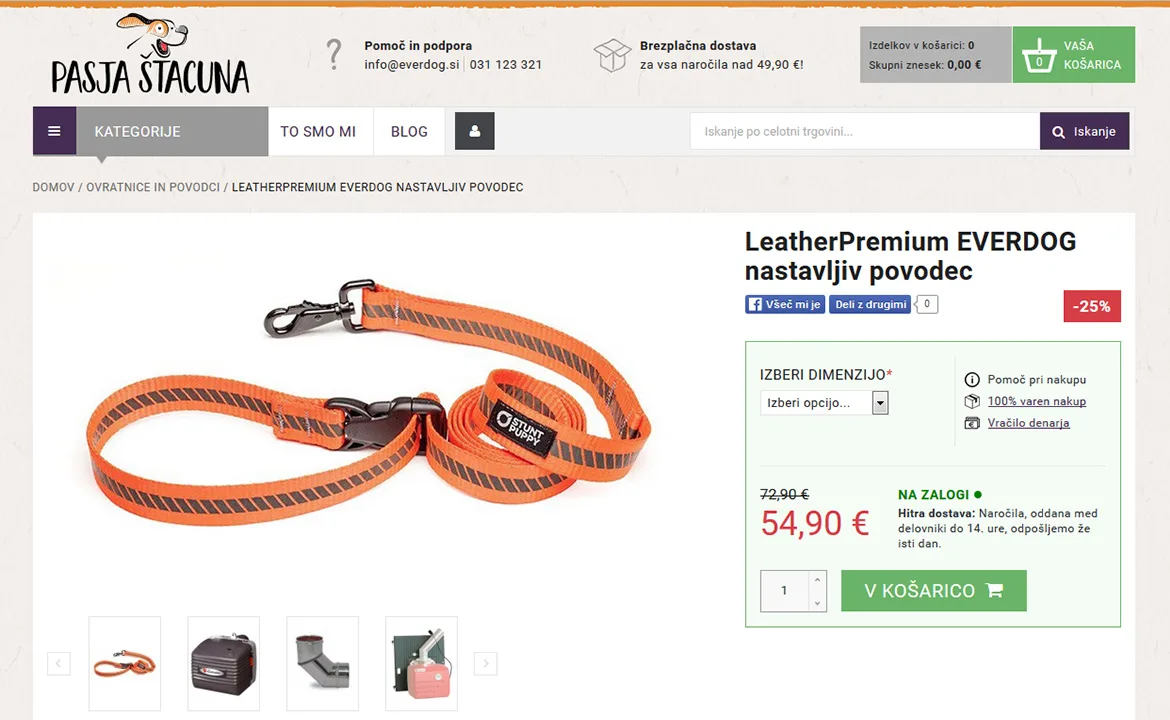 Pasja štacuna: Pasja štacuna product page