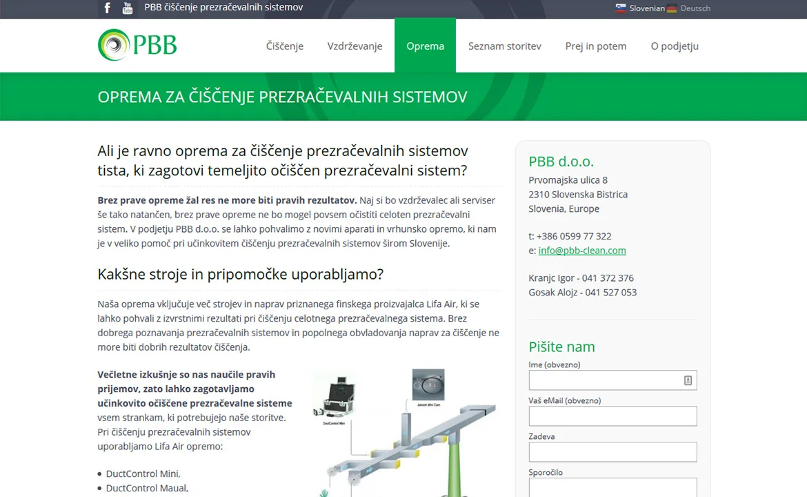 PBB: PBB, popravilo in storitve d.o.o. - service presentation