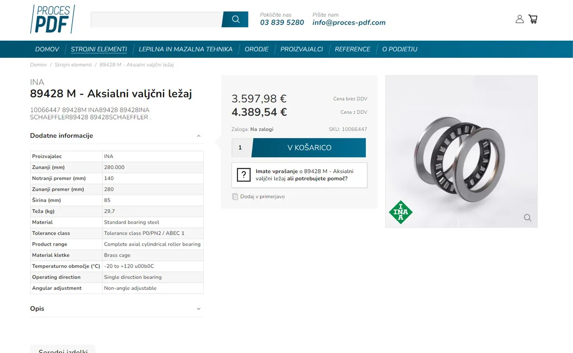 Proces PDF: Proces PDF - product display