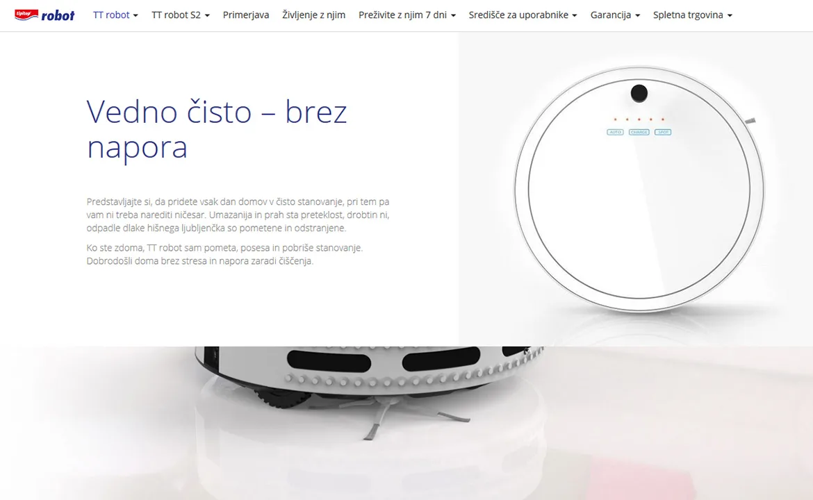 TipitopRobot: TipitopRobot product presentation page