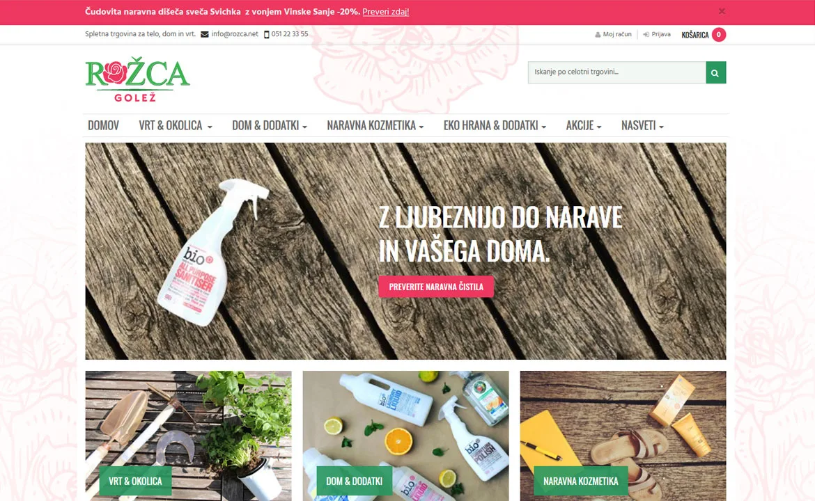 Online store Rozca