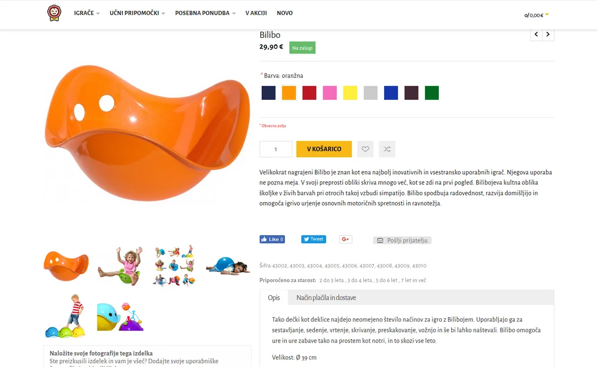 Sofijina izbira: Advanced product presentation