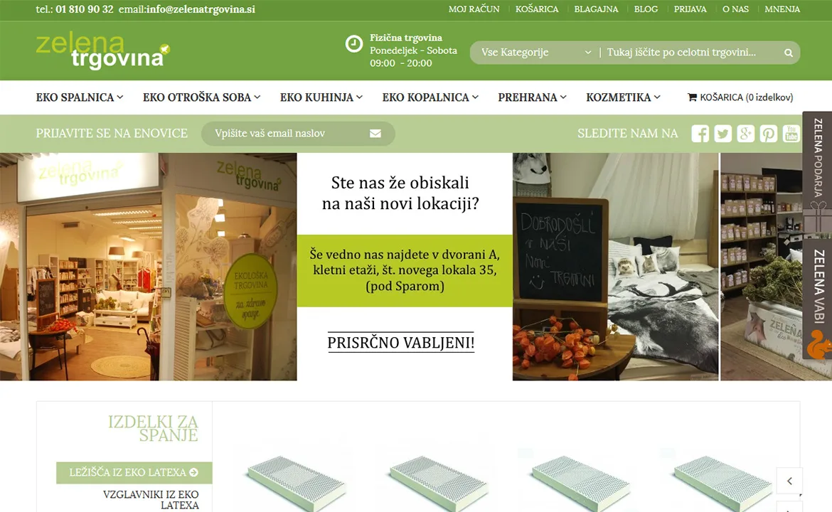 Online store Zelena trgovina