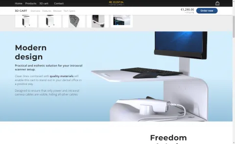 Razširjena predstavitev produktne strani