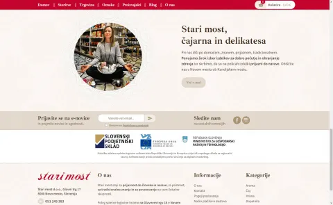 Naslovnica s predstavitvijo
