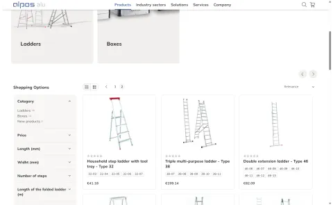 category page