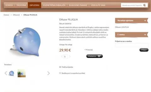 Aromazen stran artikla