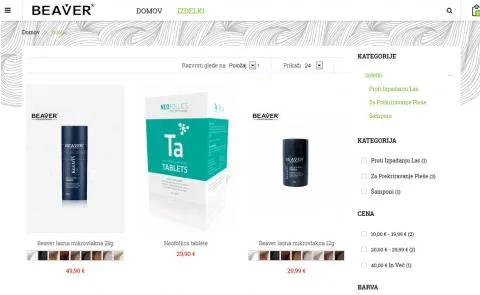 Beaver katalog artiklov