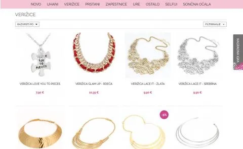 BlingBling - katalog s prikazom artiklov kategorije