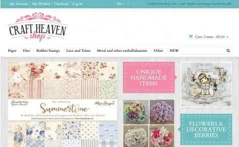 Craft Heaven Shop - vstopna stran