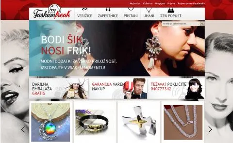 Fashionfreak - vstopna stran