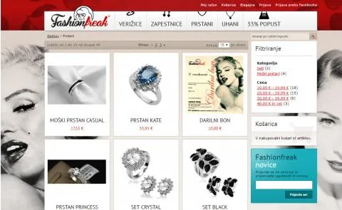 Fashionfreak - katalog artiklov