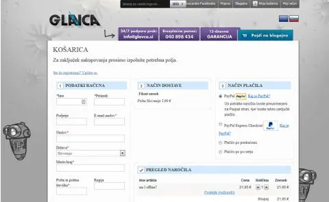 Glavca - zaključek nakupa