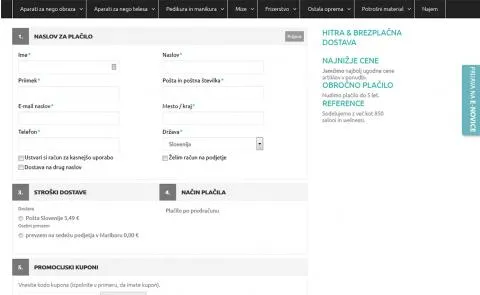 Imprim zaključek nakupa